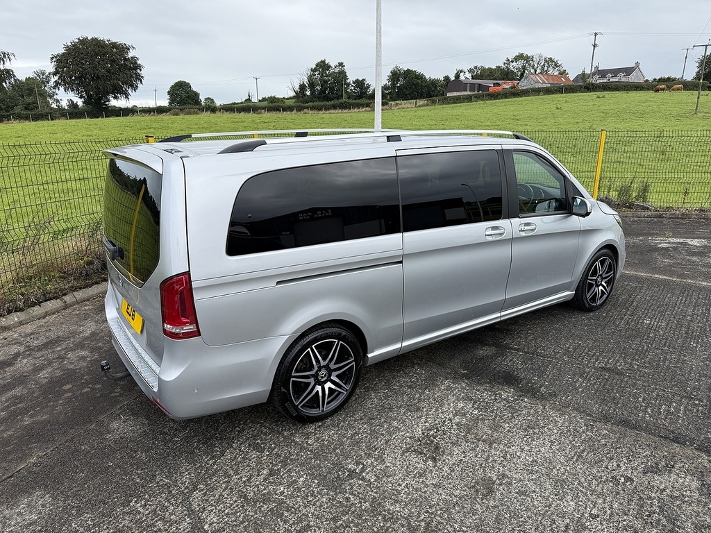 Mercedes-Benz V Class V250d Bluetec Amg Line Extra Long U5176 Ulez Silver #6