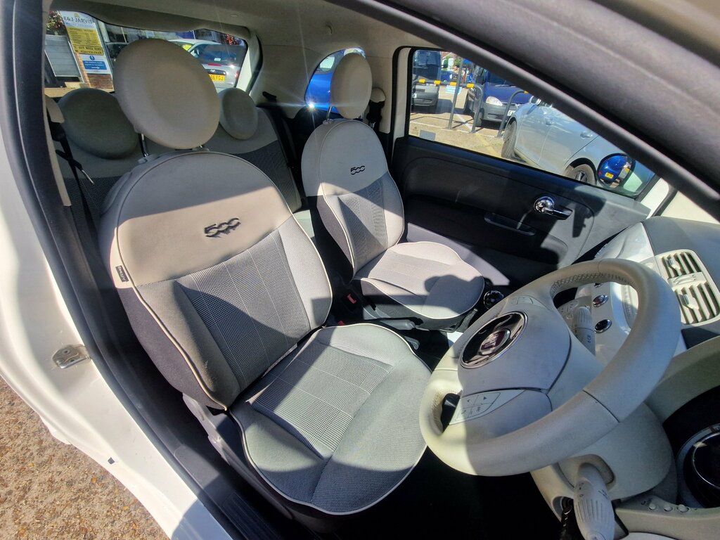 Fiat 500 0.9 Twinair Lounge Hatchback Eur White #6