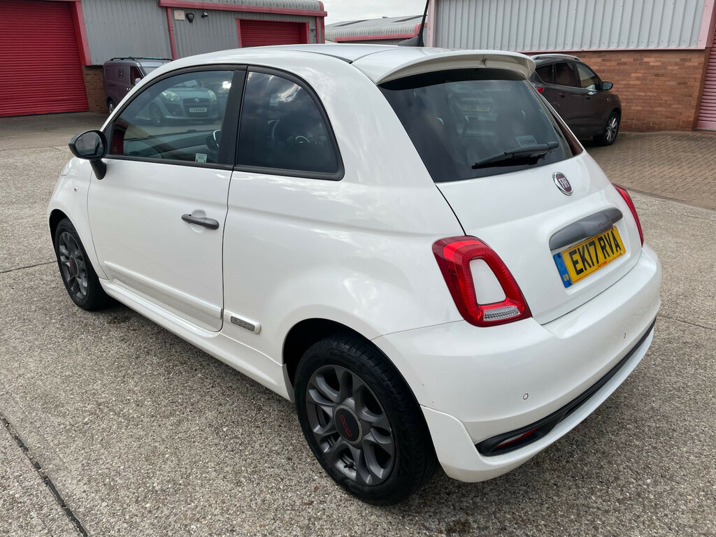 Fiat 500 1.2 S Hatchback White #5