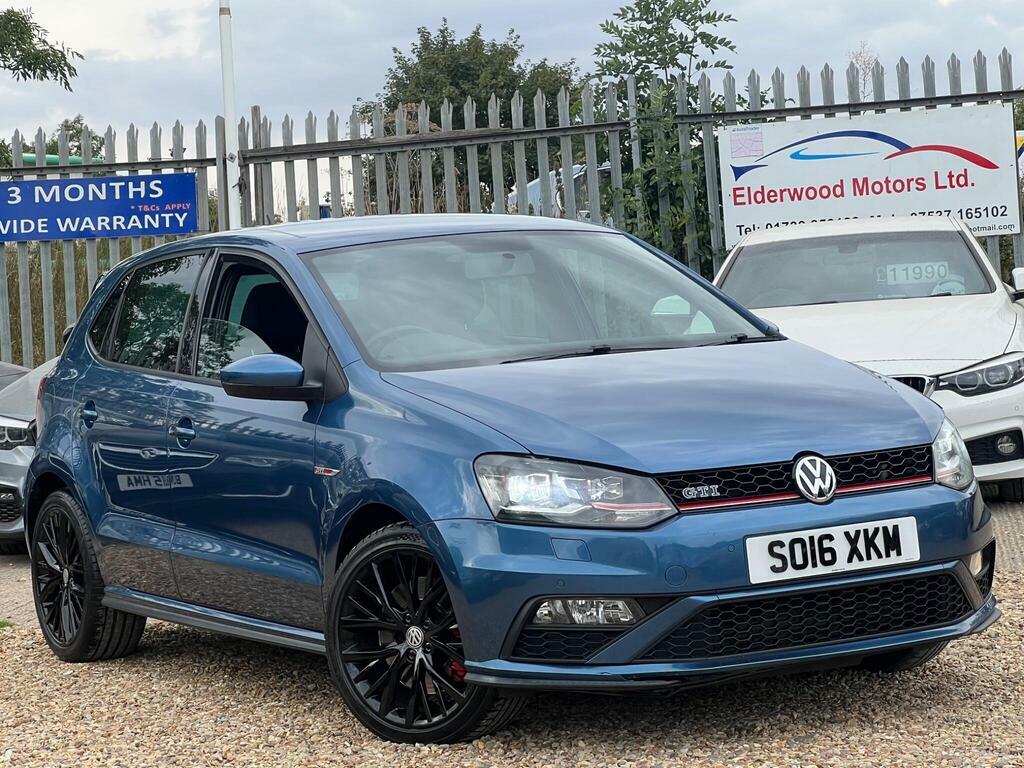 Volkswagen Polo 1.8 Tsi Bluemotion Tech Gti Euro 6 S S SO16XKM Blue