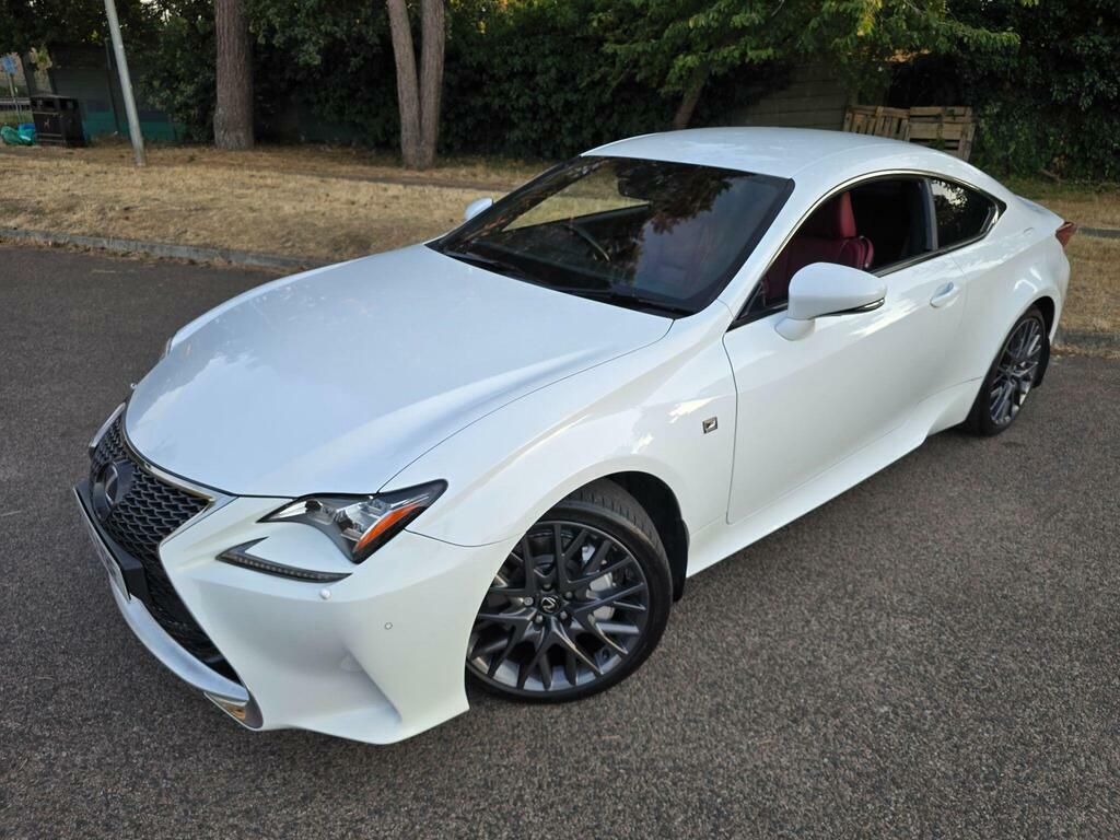 Lexus RC 2.5 300H F Sport Coupe White #5