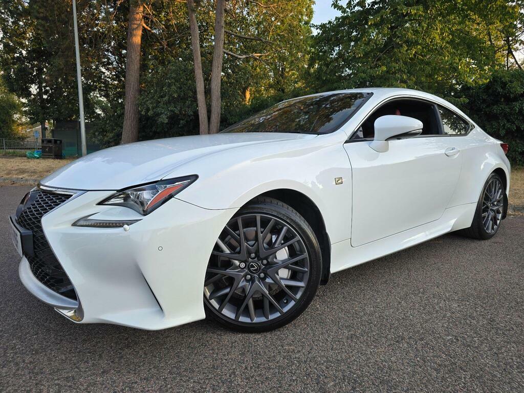 Lexus RC 2.5 300H F Sport Coupe White #6