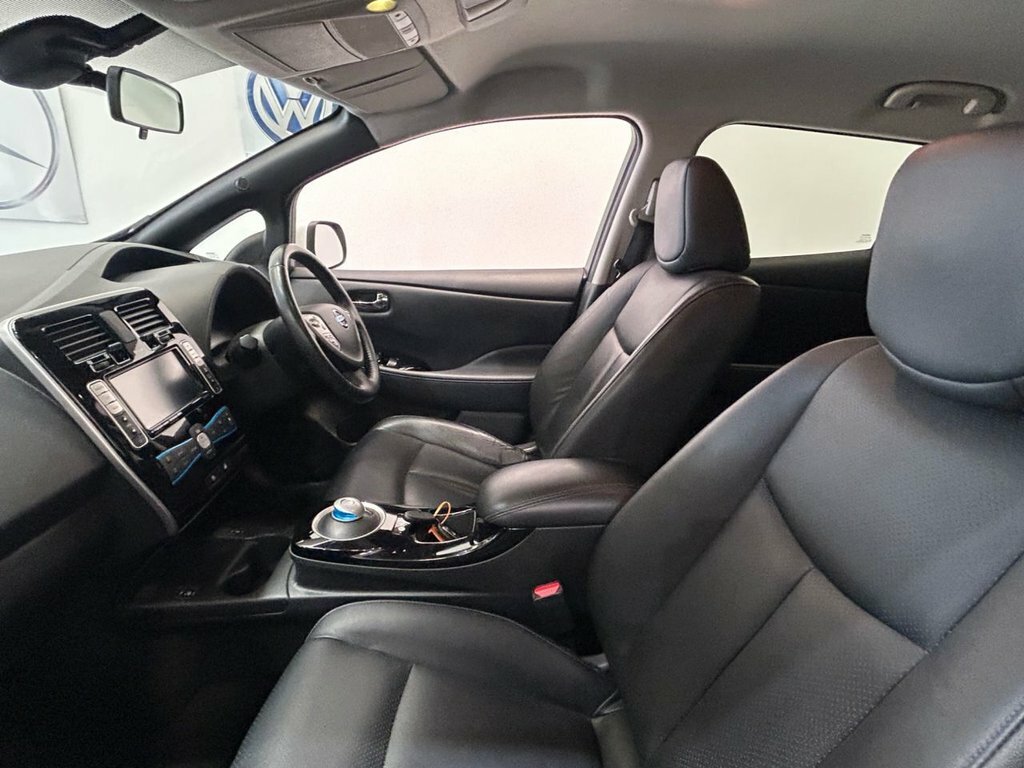 Nissan Leaf Nissan Hatchback 80Kw Acenta 30Kwh 6.6Kw Black #15