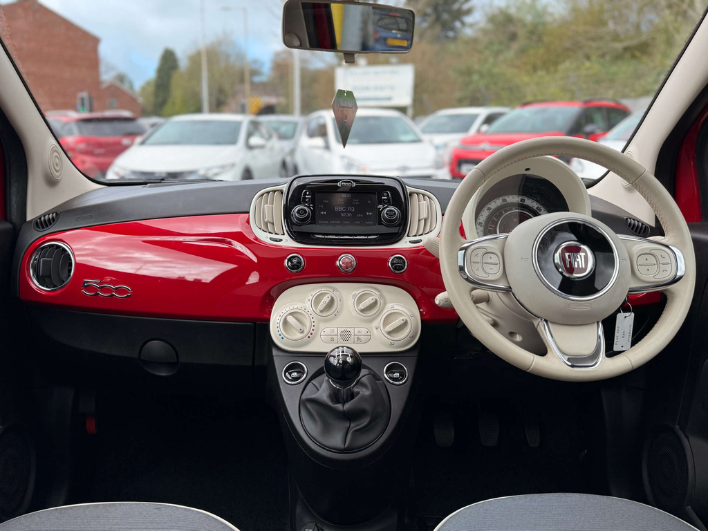 Fiat 500 Lounge Red #3