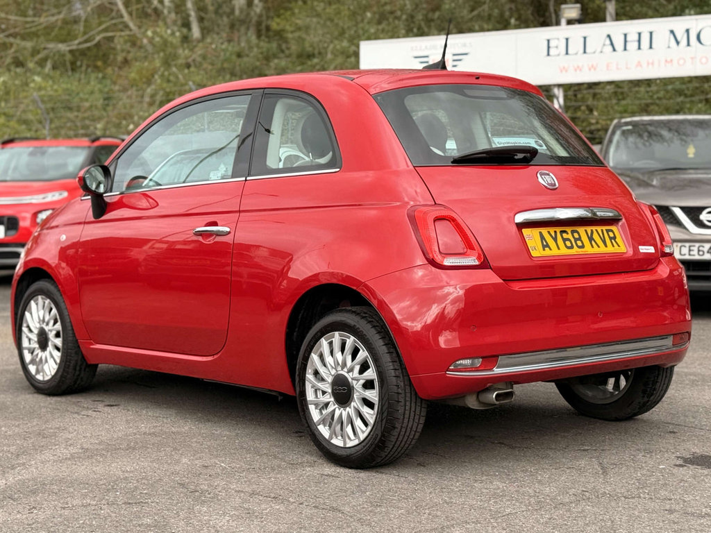 Fiat 500 Lounge Red #6