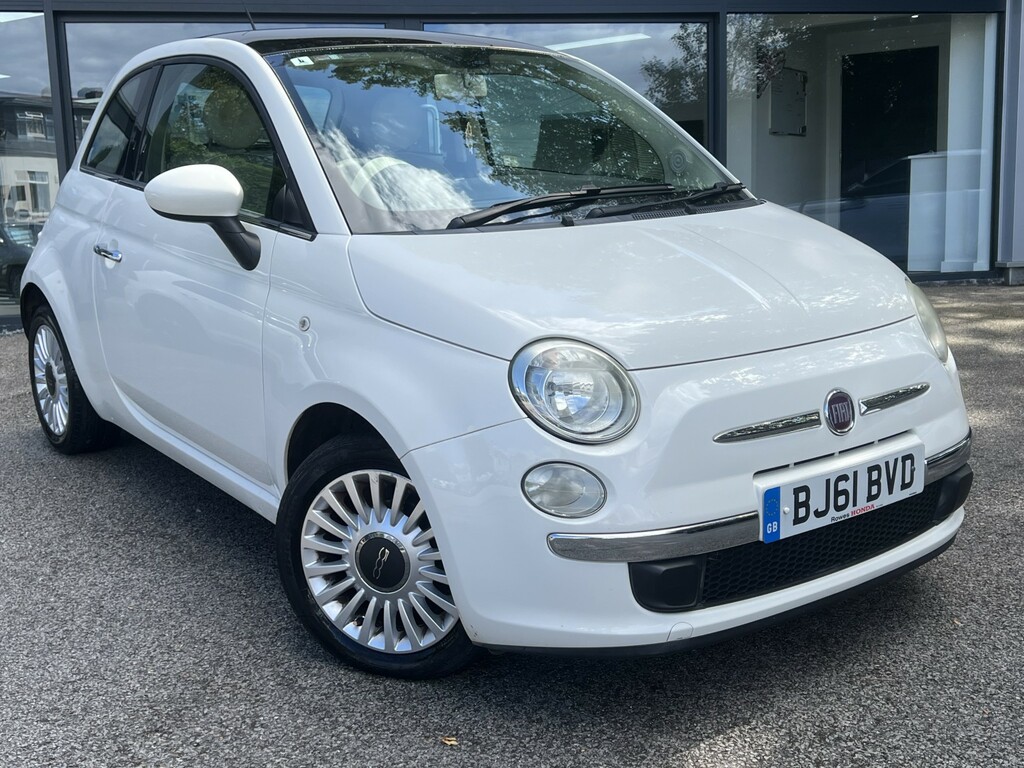 Fiat 500 Hatchback 1.2 500 1.2 Lounge Start Stop 2011 White