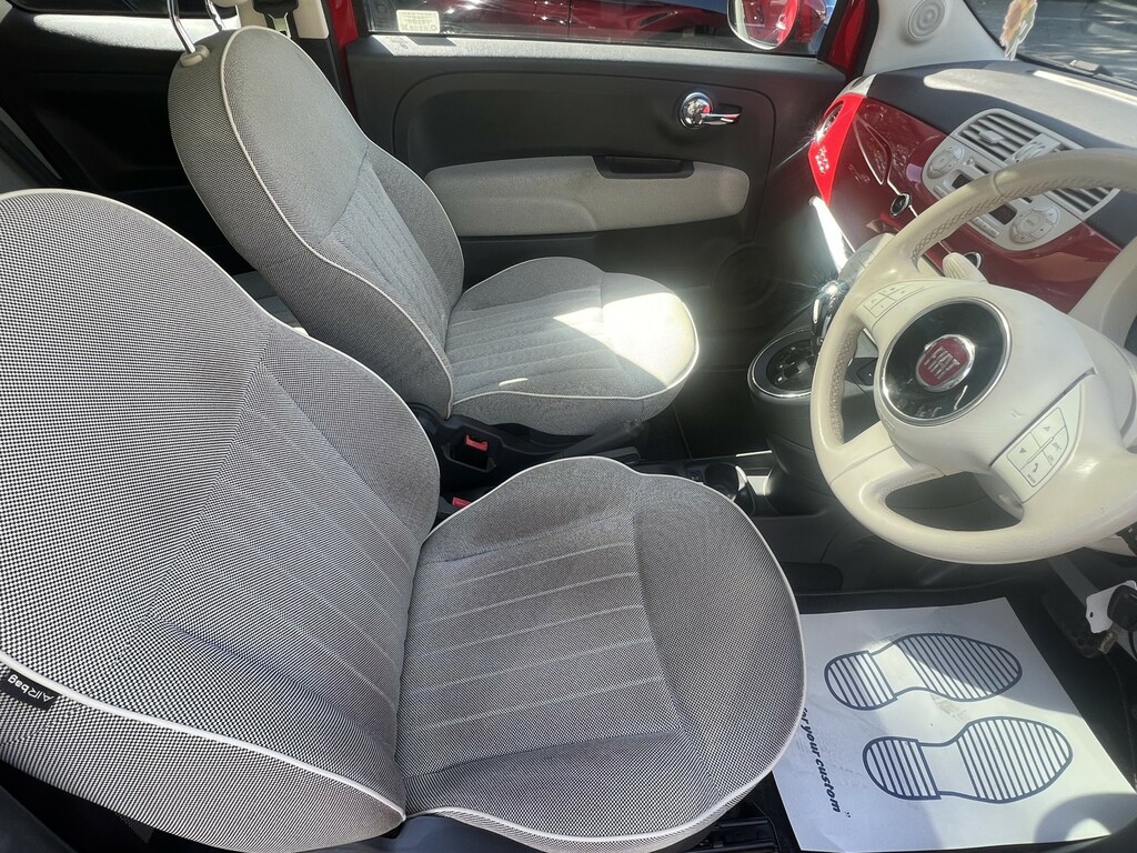 Fiat 500 Hatchback 0.9 500 Twinair 85Hp Lounge 2014 Red #2