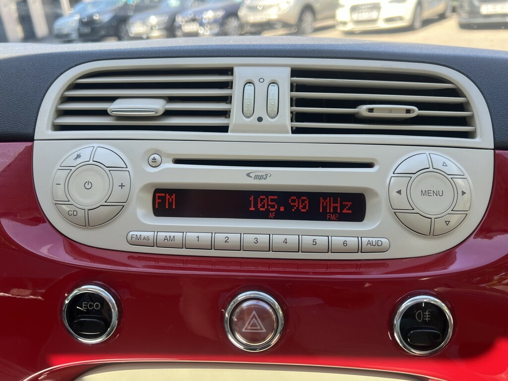 Fiat 500 Hatchback 0.9 500 Twinair 85Hp Lounge 2014 Red #6