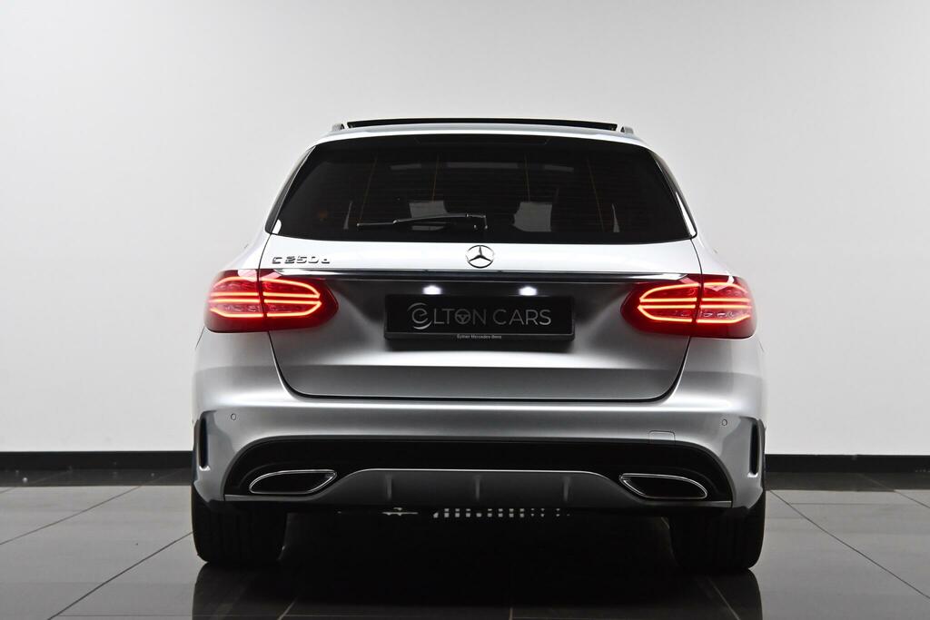 Mercedes-Benz C Class Amg Line Silver #4