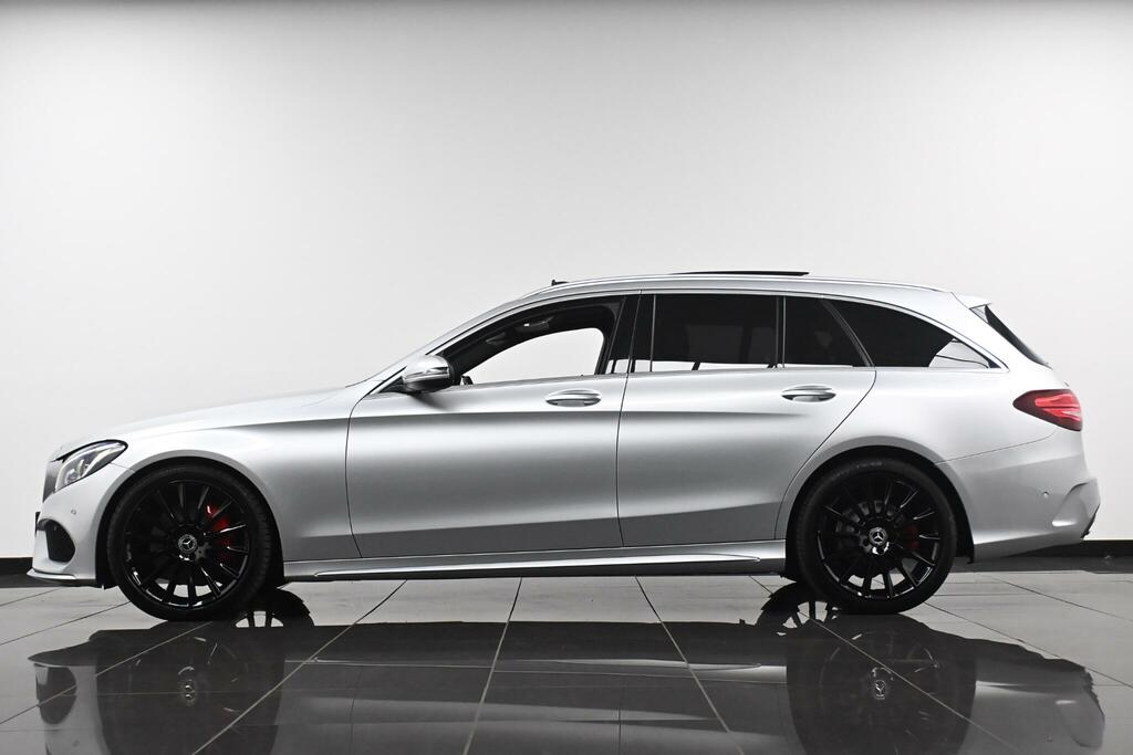 Mercedes-Benz C Class Amg Line Silver #6