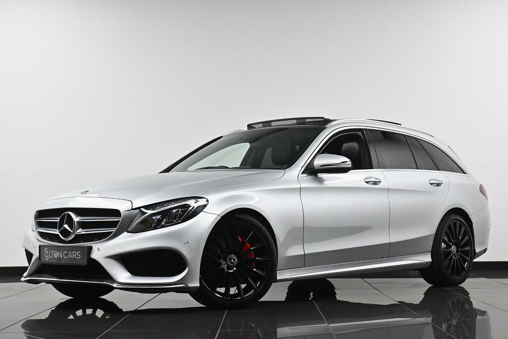 Mercedes-Benz C Class Amg Line Silver #2