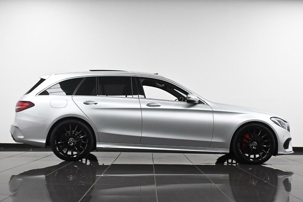 Mercedes-Benz C Class Amg Line Silver #5