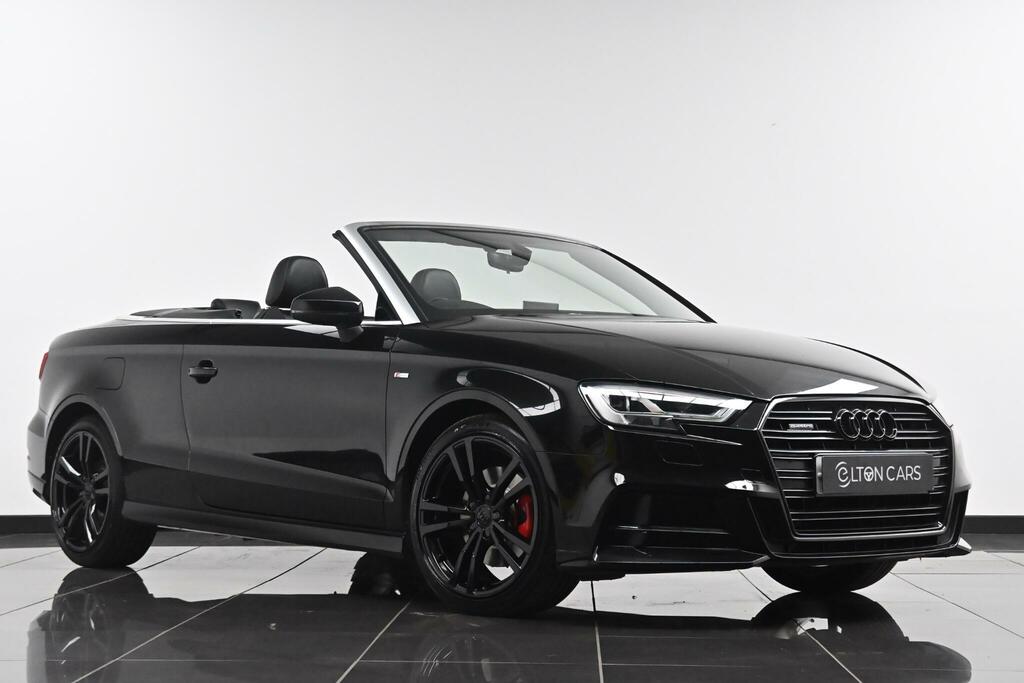 Audi A3 Cabriolet S Line Black