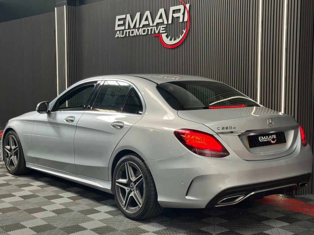 Mercedes-Benz C Class 2.0 C220d Amg Line Premium G-tronic Euro 6 Ss KP69ZWS Silver #3