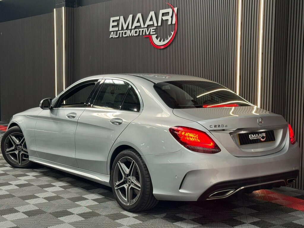 Mercedes-Benz C Class 2.0 C220d Amg Line Premium G-tronic Euro 6 Ss KP69ZWS Silver #4