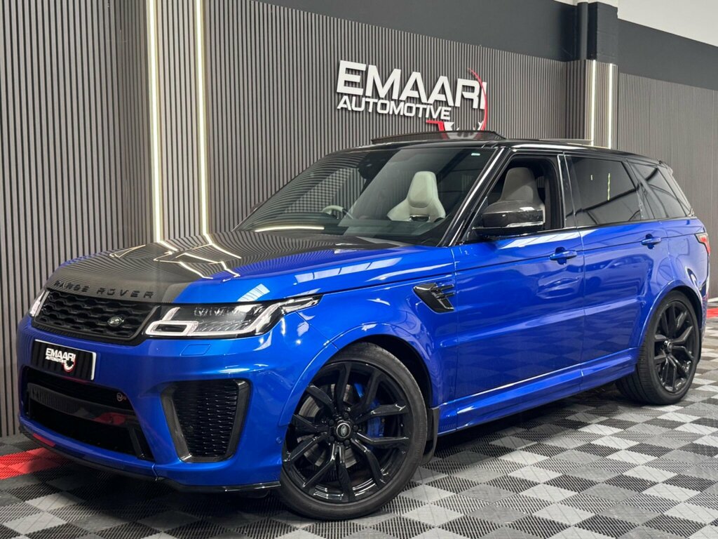 Land Rover Range Rover Sport 5.0 P575 V8 Svr Carbon Edition 4Wd Euro 6 S Blue