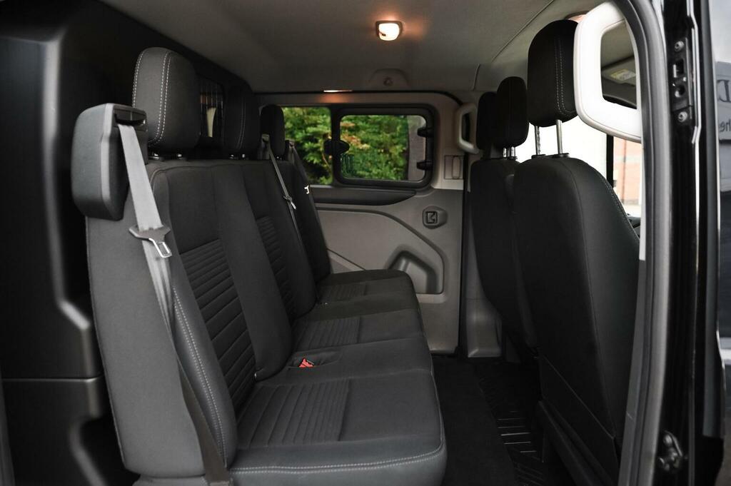 Ford Transit Custom 2.0 300 Ecoblue Limited Crew Van L1 H1 Euro 6 Black #4