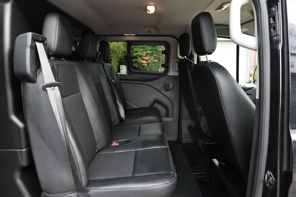 Ford Transit Custom 2.0 320 Ecoblue Sport Crew Van L1 H1 Euro 6 Ss SGZ6160 Black #4