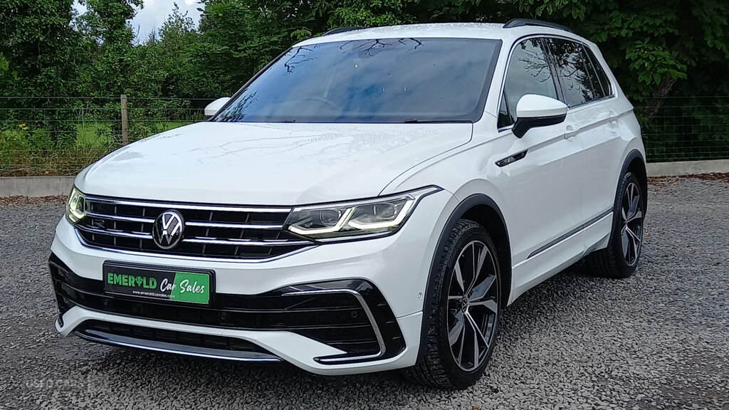 Volkswagen Tiguan 2.0 Tdi R-line Dsg BG22DVY White #3