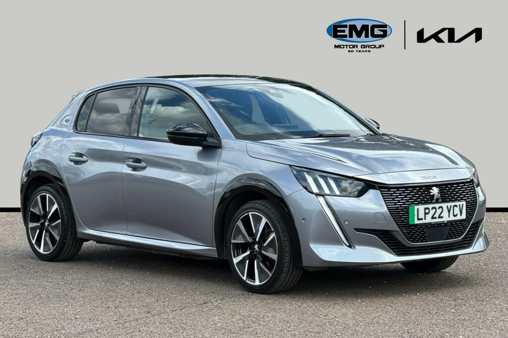 Peugeot e-208 50Kwh Gt Hatchback 11Kw Charger LP22YCV Grey
