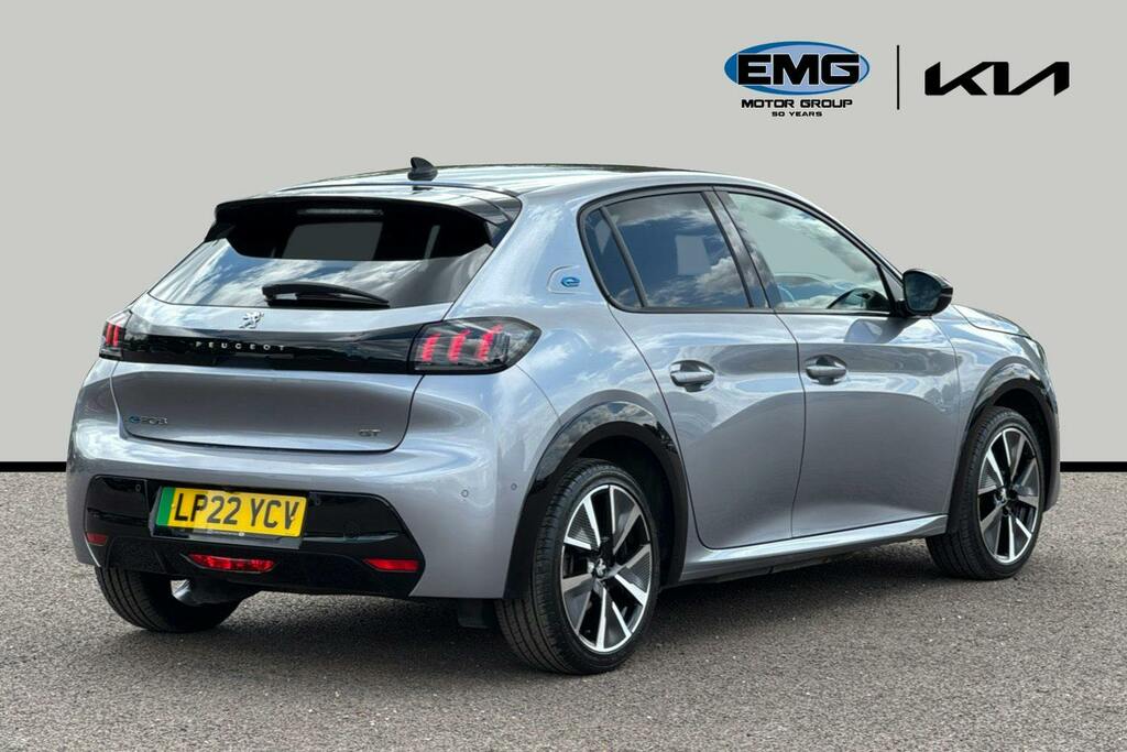 Peugeot e-208 50Kwh Gt Hatchback 11Kw Charger LP22YCV Grey #6