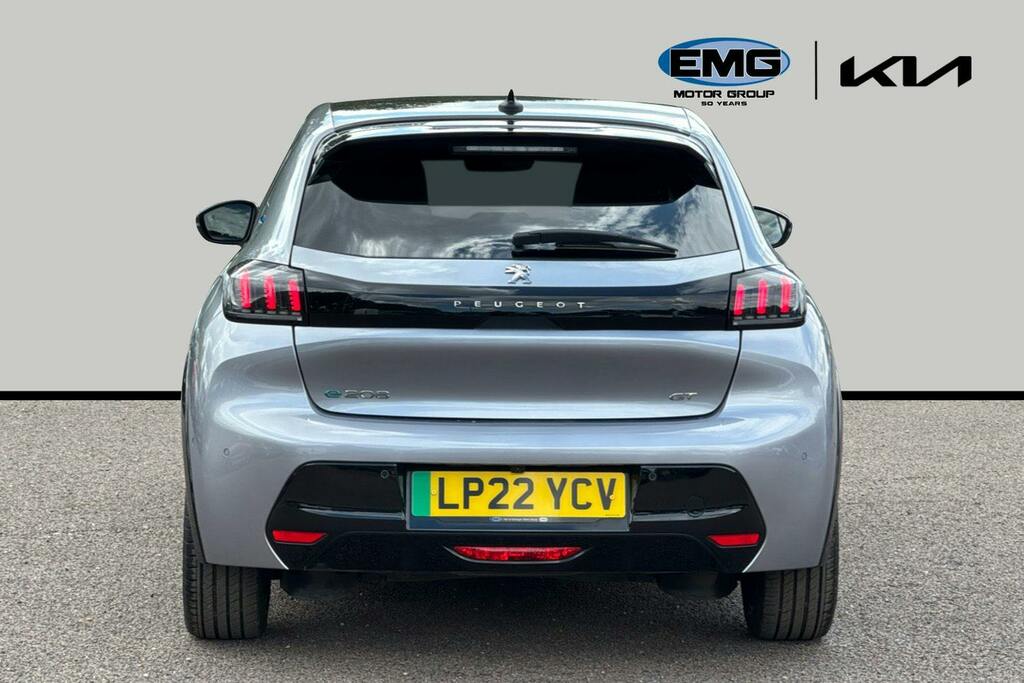 Peugeot e-208 50Kwh Gt Hatchback 11Kw Charger LP22YCV Grey #5