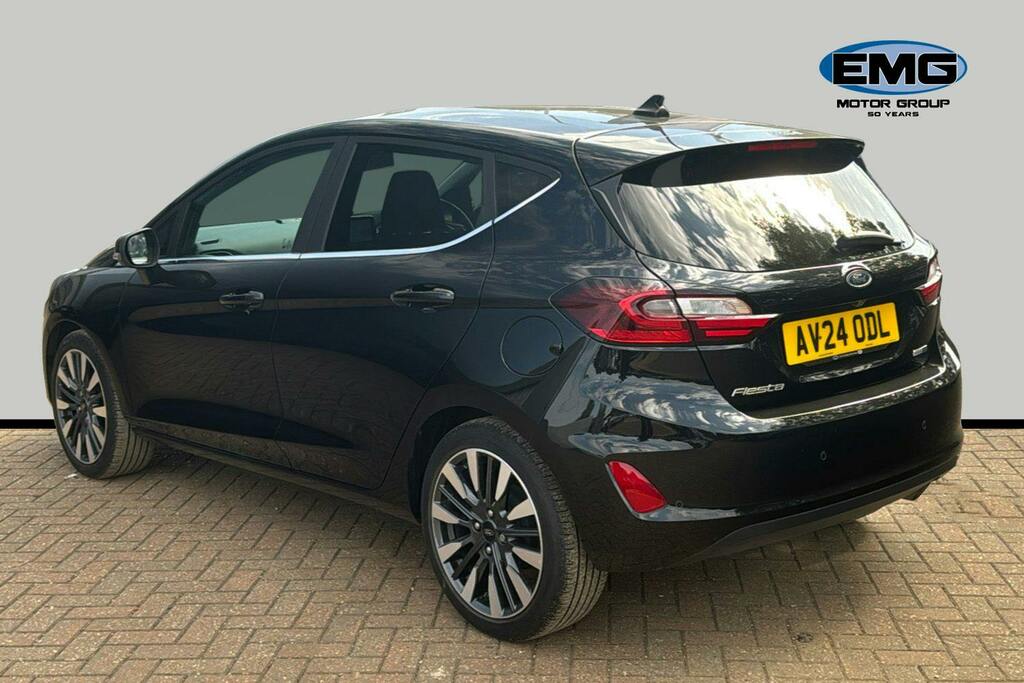 Ford Fiesta 1.0T Ecoboost Mhev Titanium X Hatchback Black #4