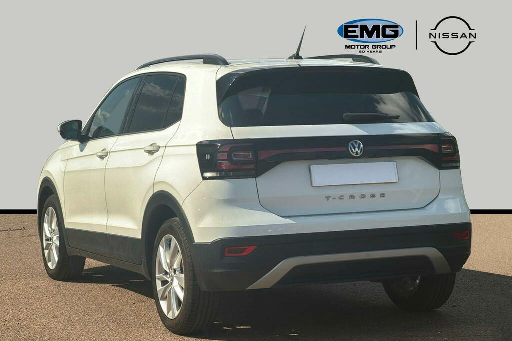 Volkswagen T-Cross 1.0 Tsi Se Suv Dsg Ss LP69TZY White #4