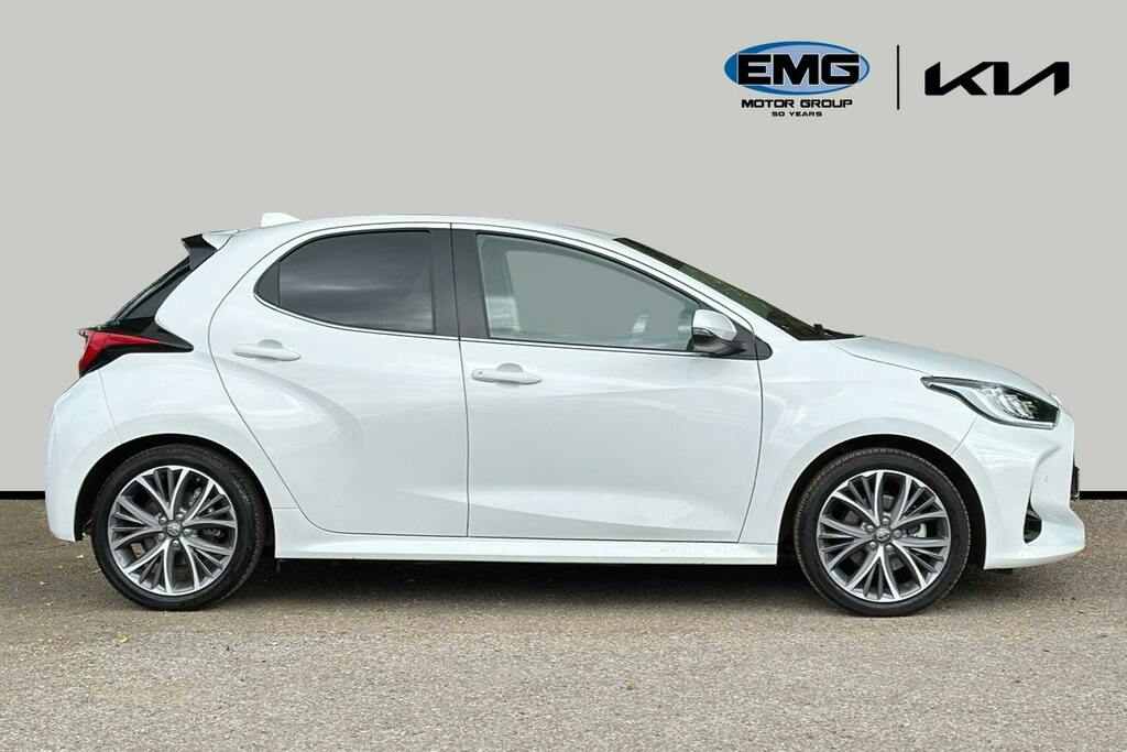 Toyota Yaris 1.5 Vvt H Excel Hatchback Hybrid E Cvt White #3