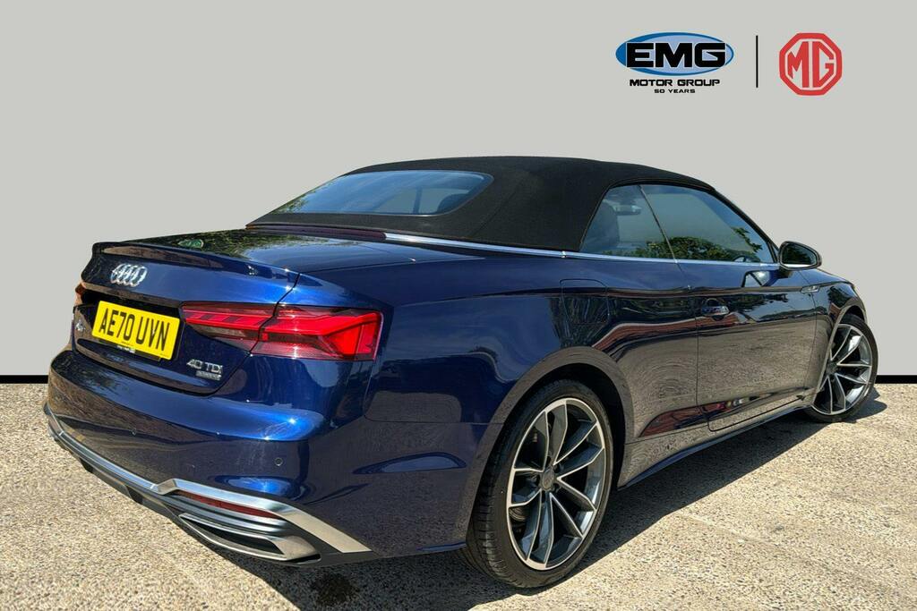 Audi A5 2.0 Tdi 40 S Line Convertible S Tronic Blue #6