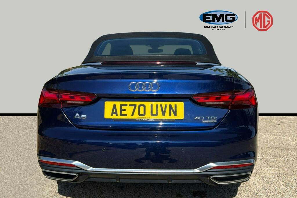 Audi A5 2.0 Tdi 40 S Line Convertible S Tronic Blue #5