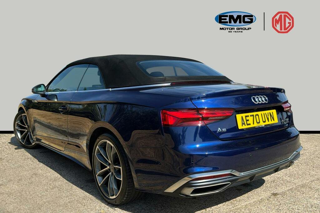 Audi A5 2.0 Tdi 40 S Line Convertible S Tronic Blue #4
