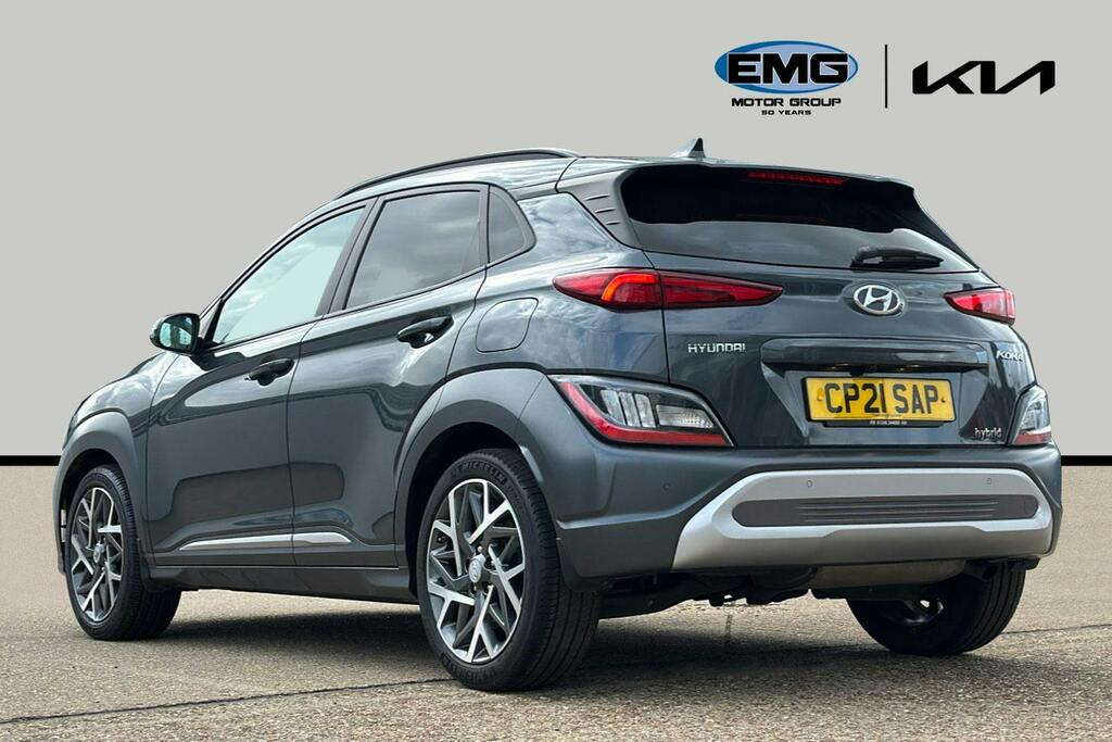 Hyundai Kona 1.6 H Gdi Ultimate Suv Hybrid Dct Ss Grey #4