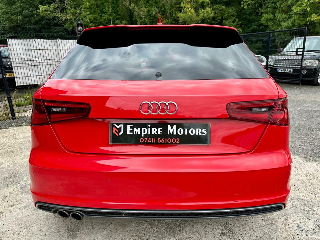 Audi A3 2.0 Tdi S Line S Tronic Quattro Euro 6 Ss YR66VFZ Red #4