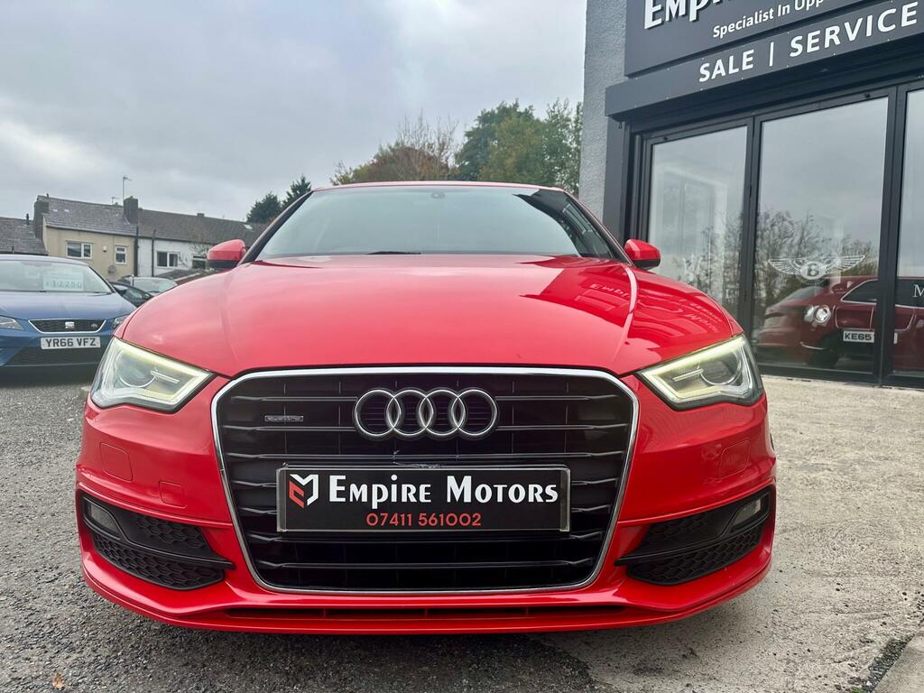 Audi A3 2.0 Tdi S Line S Tronic Quattro Euro 6 Ss YR66VFZ Red #6