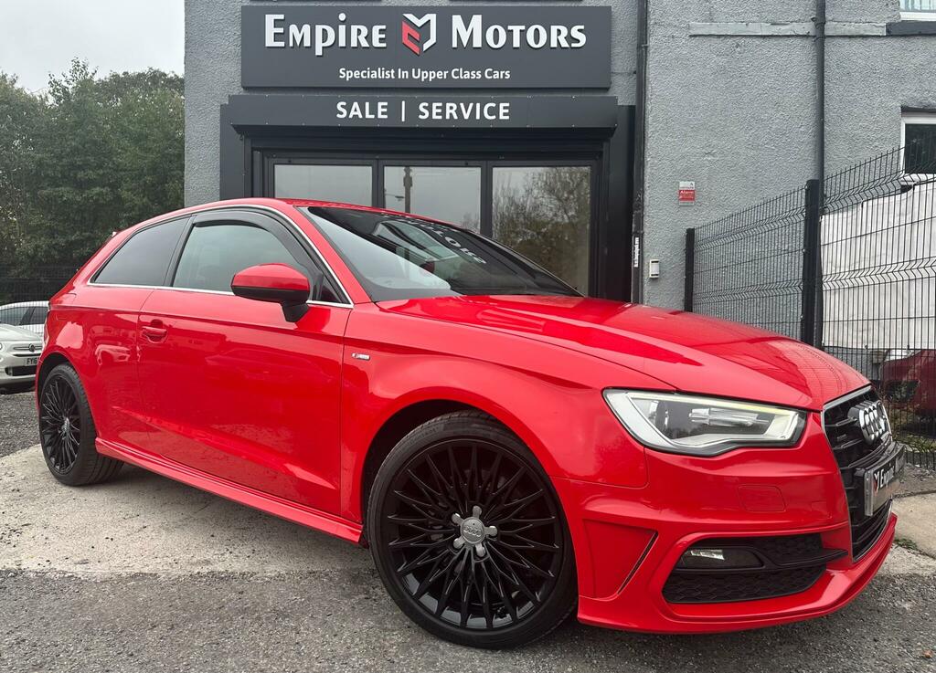 Audi A3 2.0 Tdi S Line S Tronic Quattro Euro 6 Ss Red