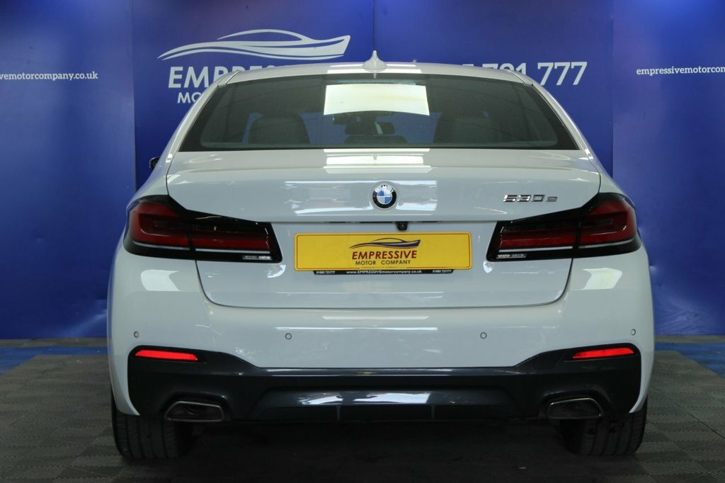 BMW 5 Series 2.0 520D Mht M Sport Touring Hybrid Aut Blue #11