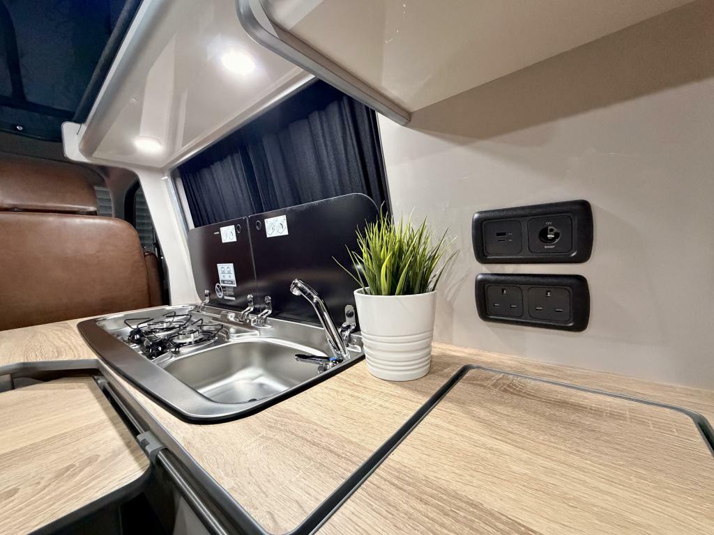 Volkswagen Transporter T6.1 Endless Summer Rail Bed Camper Grey #5