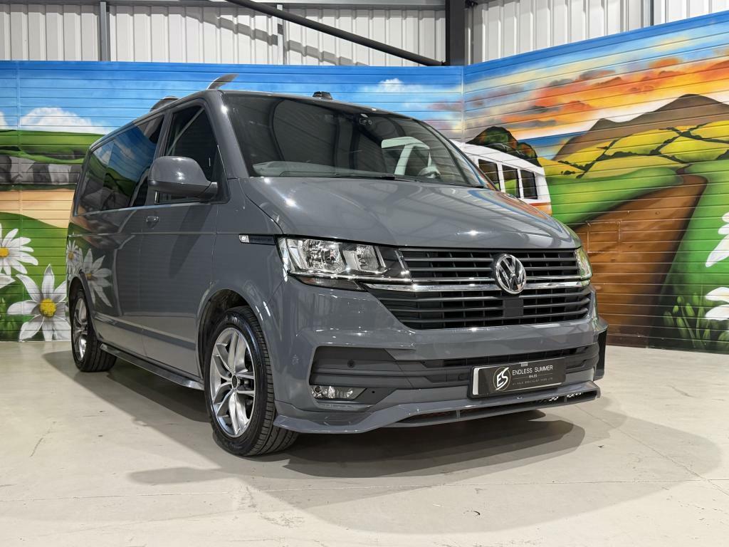 Volkswagen Transporter 2.0 Tdi Dsg T6 T30 150 Bhp Caravelle Kombi Va Grey #2