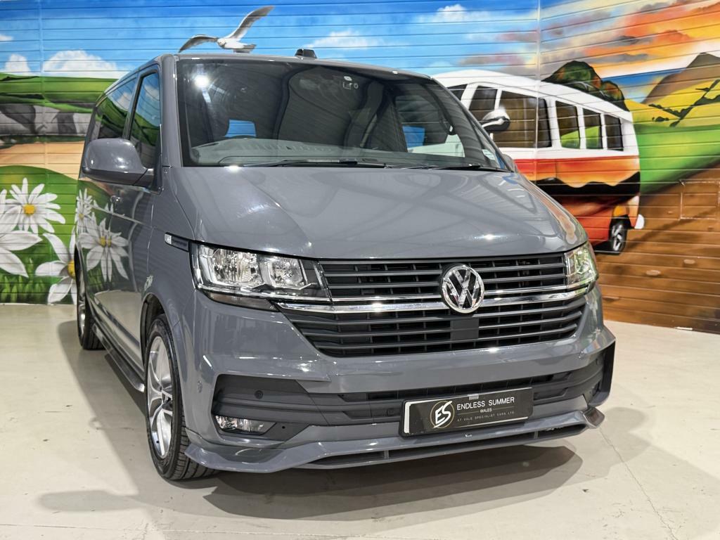 Volkswagen Transporter 2.0 Tdi Dsg T6 T30 150 Bhp Caravelle Kombi Va Grey