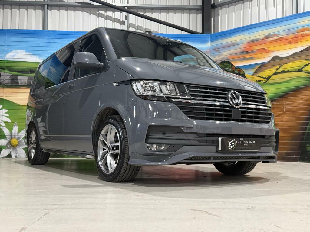 Volkswagen Transporter 2.0 Tdi Dsg T6 T30 150 Bhp Caravelle Kombi Va Grey #5