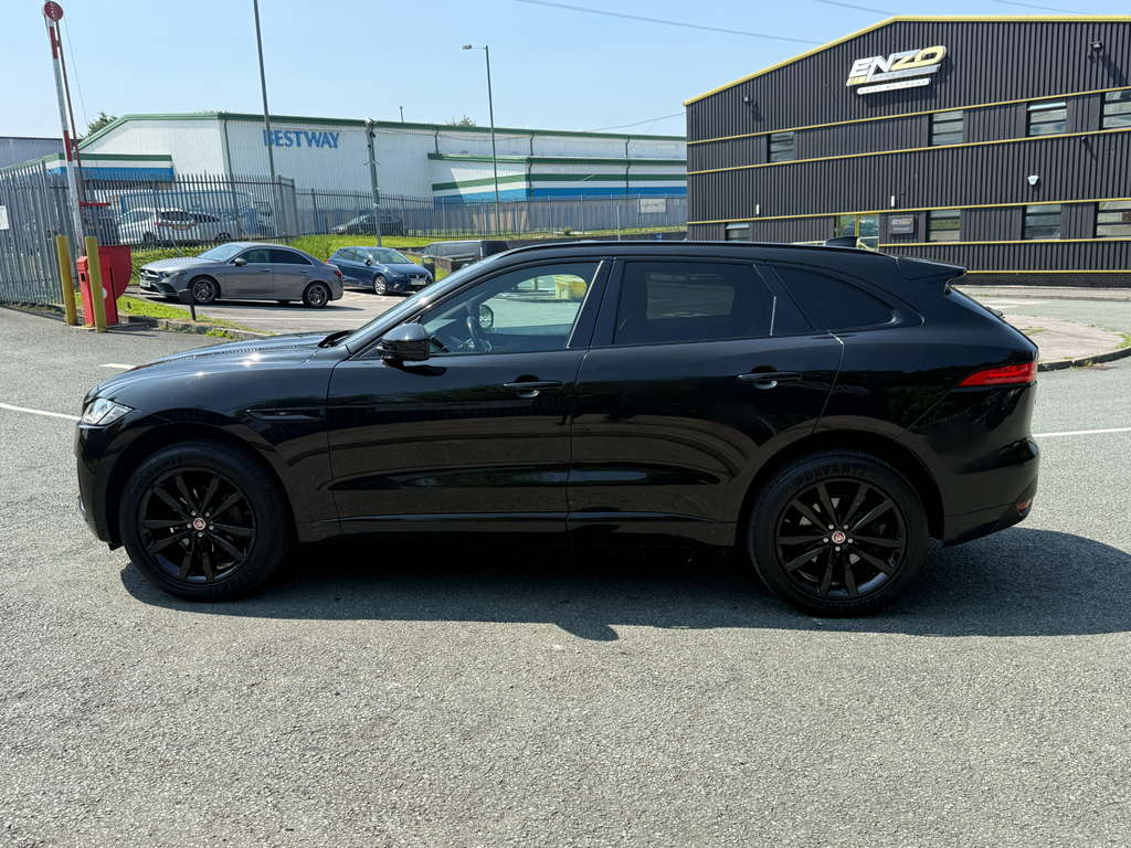 Jaguar F-Pace 2.0 D180 R-sport Awd Euro 6 Ss Black #10