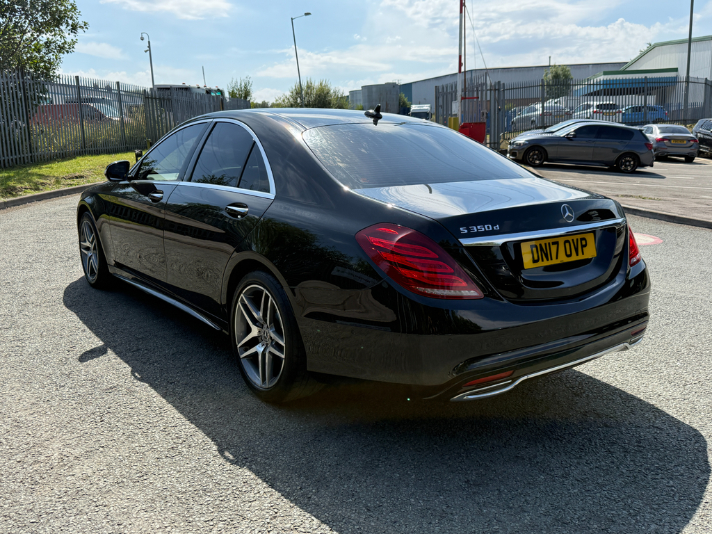 Mercedes-Benz S Class 3.0 350Ld V6 Se Saloon G-tronic Euro 6 Silver #7