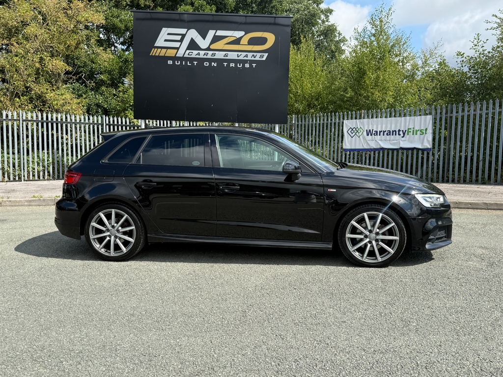 Audi A3 1.6 Tdi 30 Black Edition Sportback S Tr Black #5