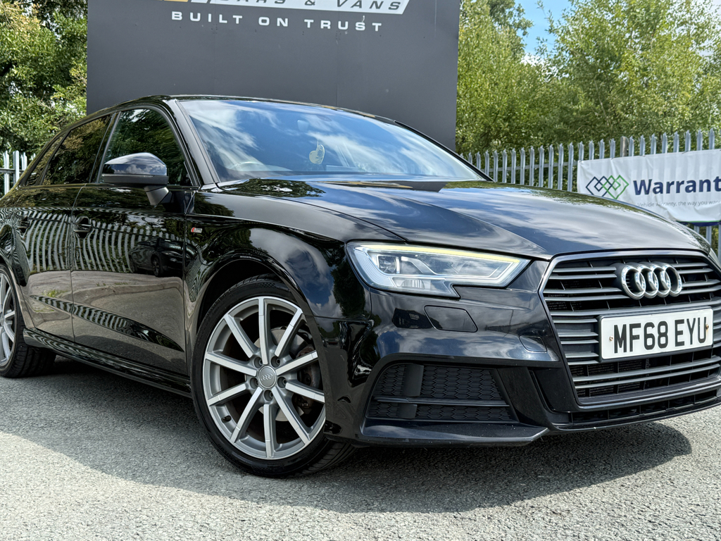 Audi A3 1.6 Tdi 30 Black Edition Sportback S Tr Black #2
