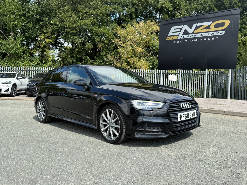 Audi A3 1.6 Tdi 30 Black Edition Sportback S Tr Black #3
