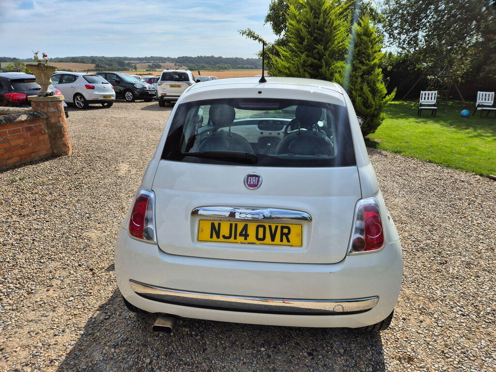 Fiat 500 1.2 Lounge Euro 6 Ss White #5