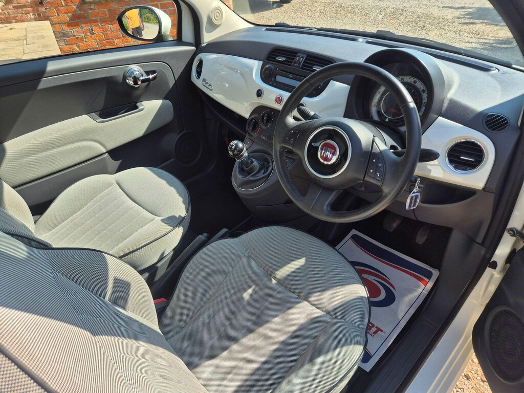 Fiat 500 1.2 Lounge Euro 6 Ss White #2