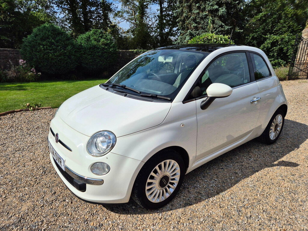 Fiat 500 1.2 Lounge Euro 6 Ss White