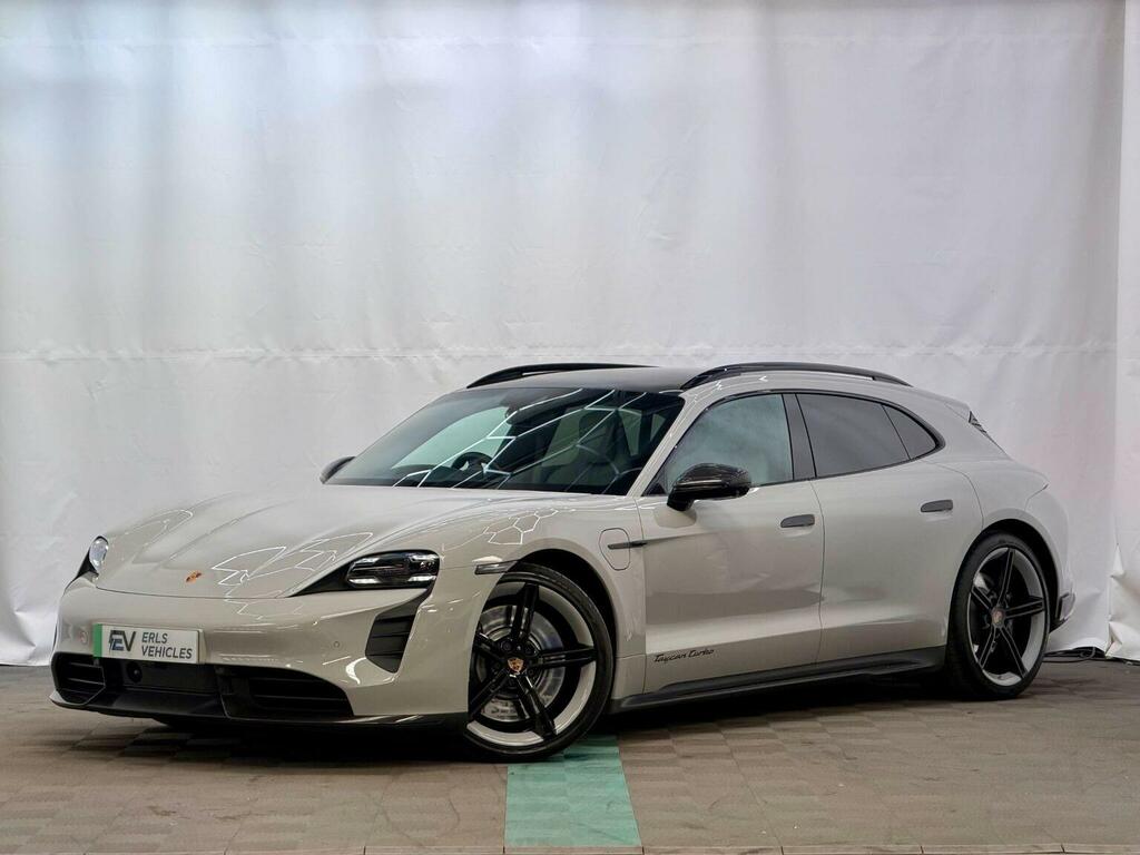 Porsche Taycan Estate Performance Plus 93.4Kwh Turbo Sport Turism CJ22NXK Grey #3